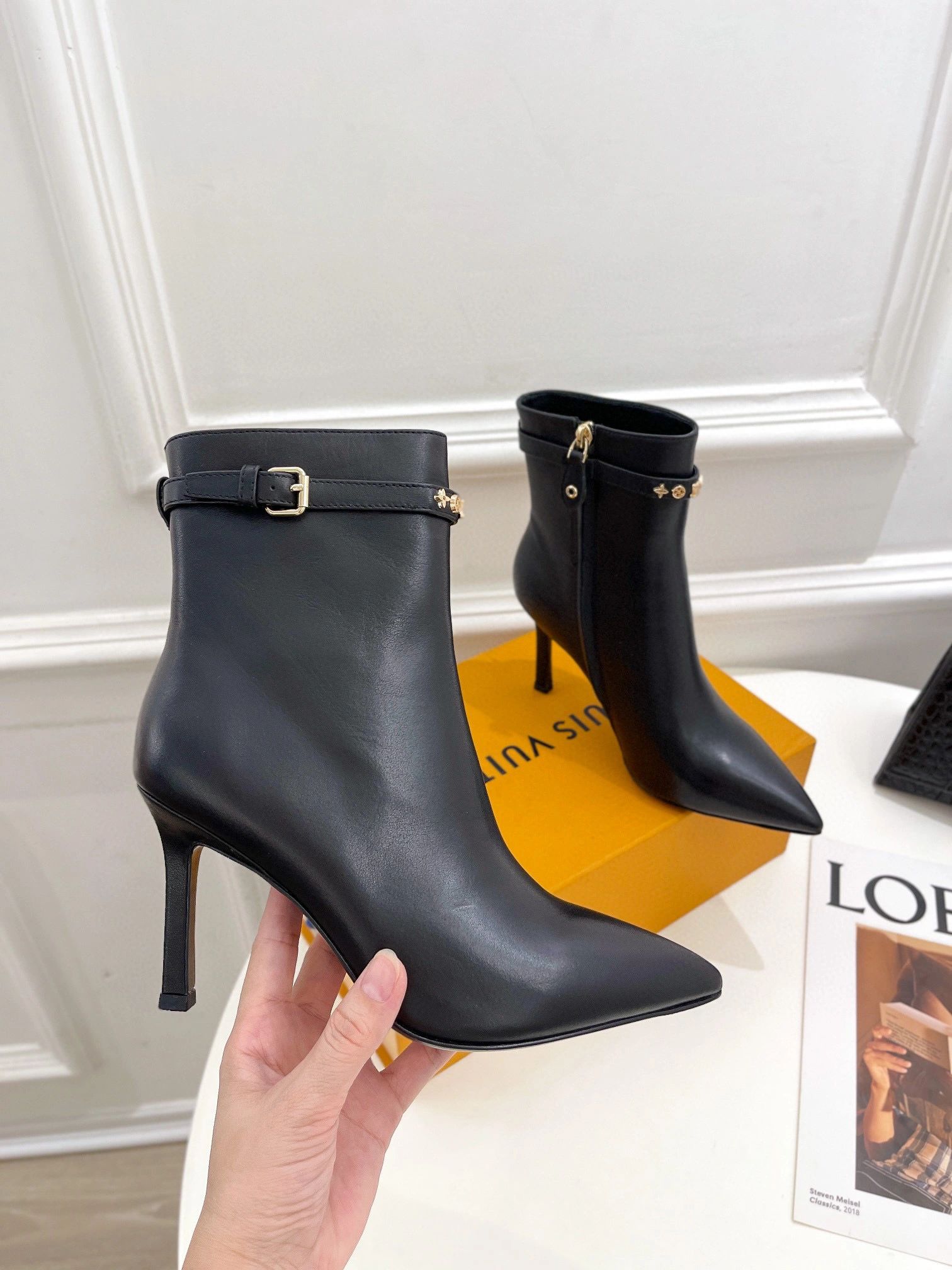 coco- 2022 Heel height：8.5cm cowhide Sheepskin item:B-X602J2451